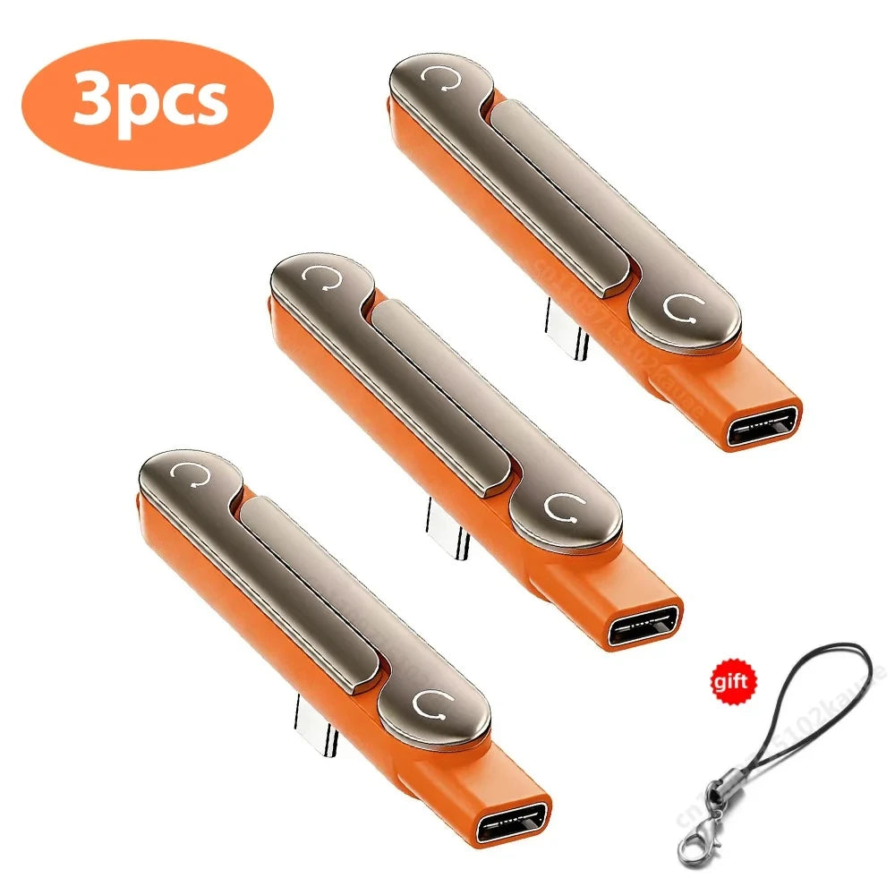 Foldable Type C Charging Stand Adapter