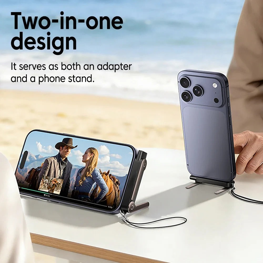 Foldable Type C Charging Stand Adapter