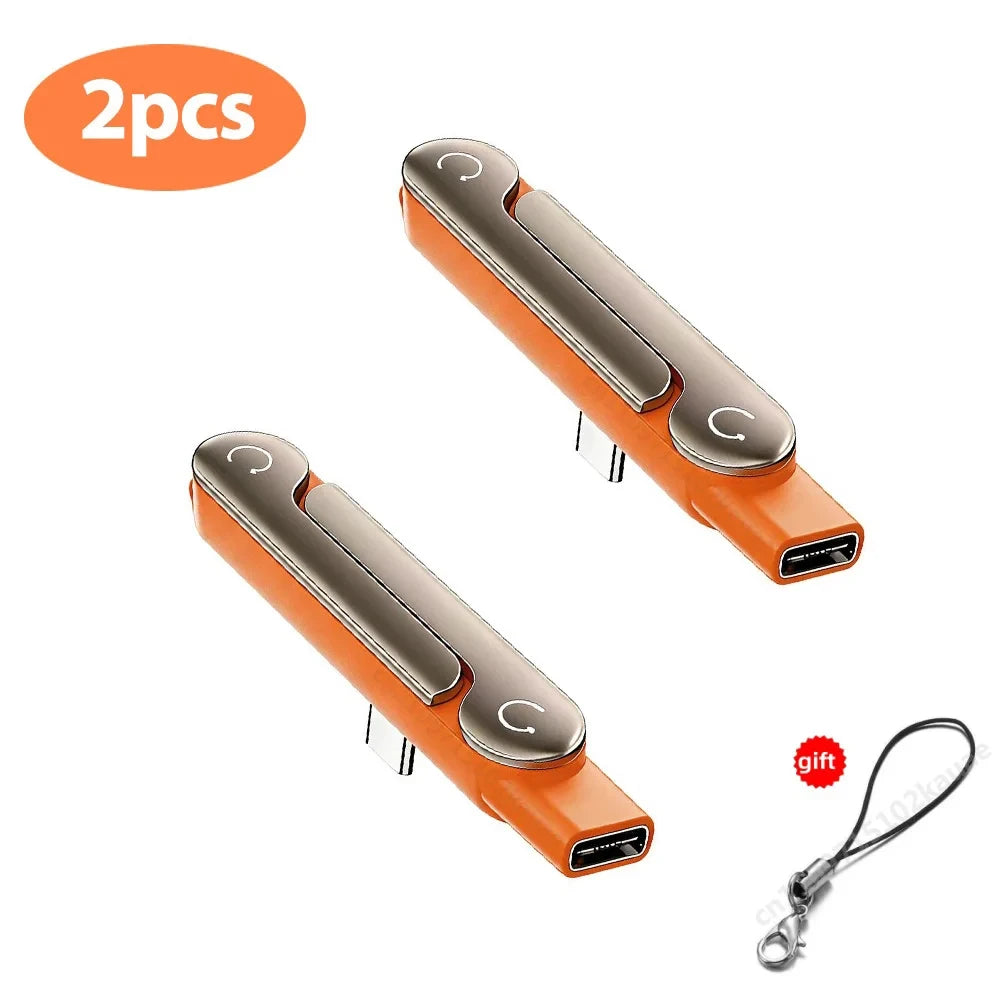 Foldable Type C Charging Stand Adapter